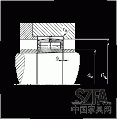 圓柱滾子軸承 F-800485.ZL-K-C5, 特殊軸承，浮動(dòng)軸承，雙列，錐孔，錐度1:12，可分離，帶保持架